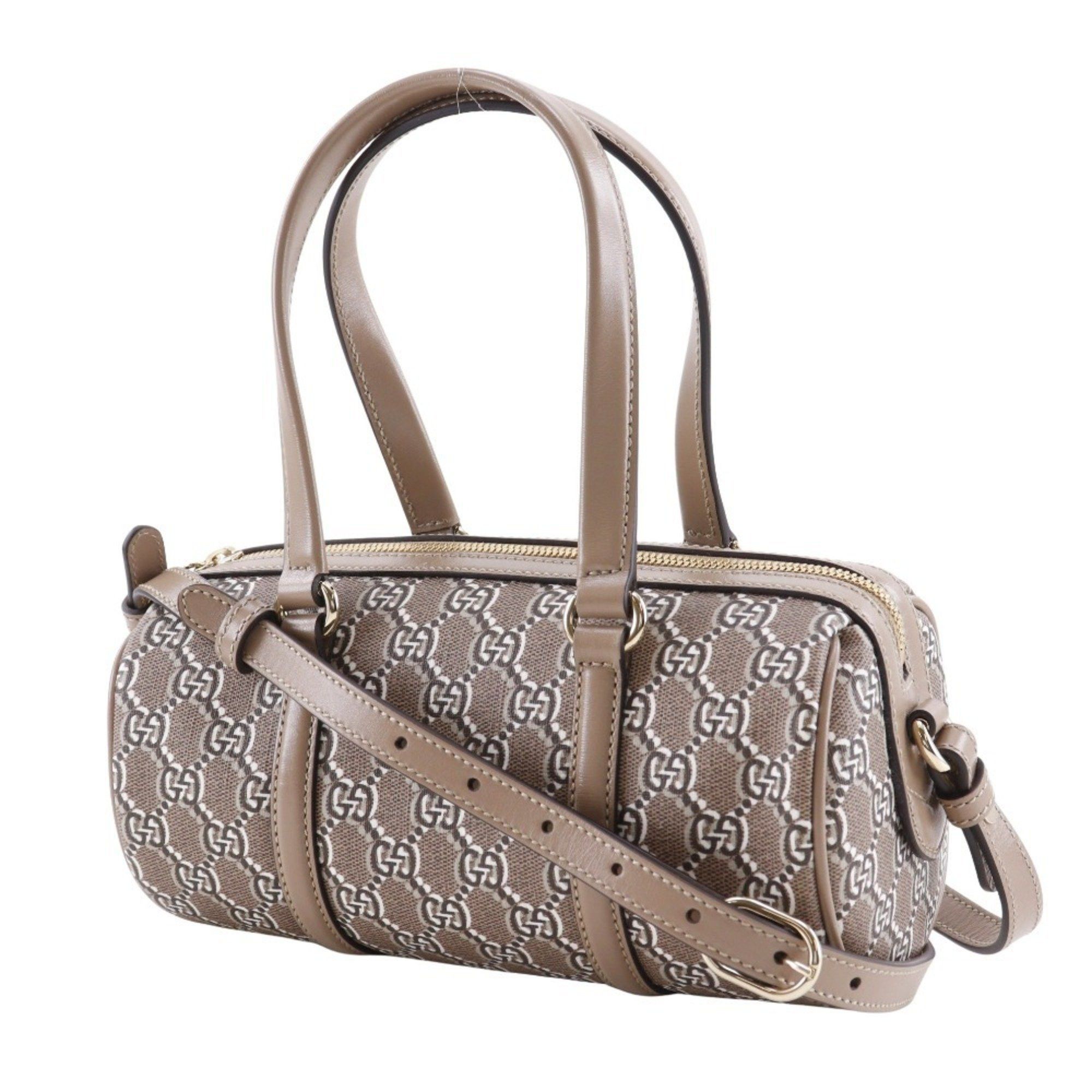 Gucci Gucci GG Shadow Handbag, 2-Way Shoulder Bag, 796230, PVC and Leather, Brown, Zipper, Women's, Unused Size ONE SIZE - 2 Thumbnail