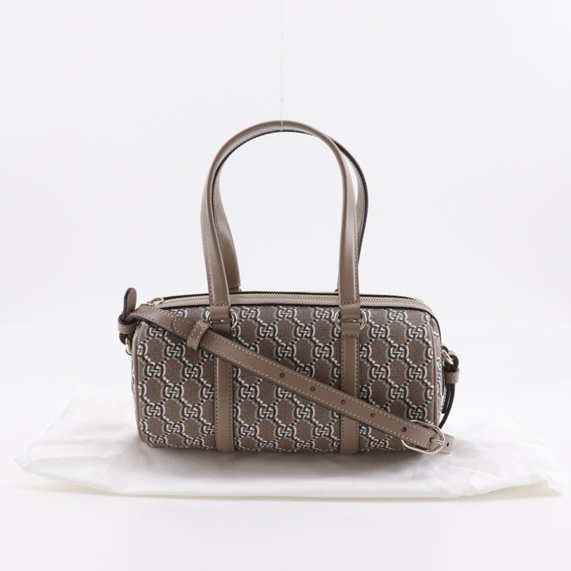 Gucci Gucci GG Shadow Handbag, 2-Way Shoulder Bag, 796230, PVC and Leather, Brown, Zipper, Women's, Unused Size ONE SIZE - 9 Thumbnail
