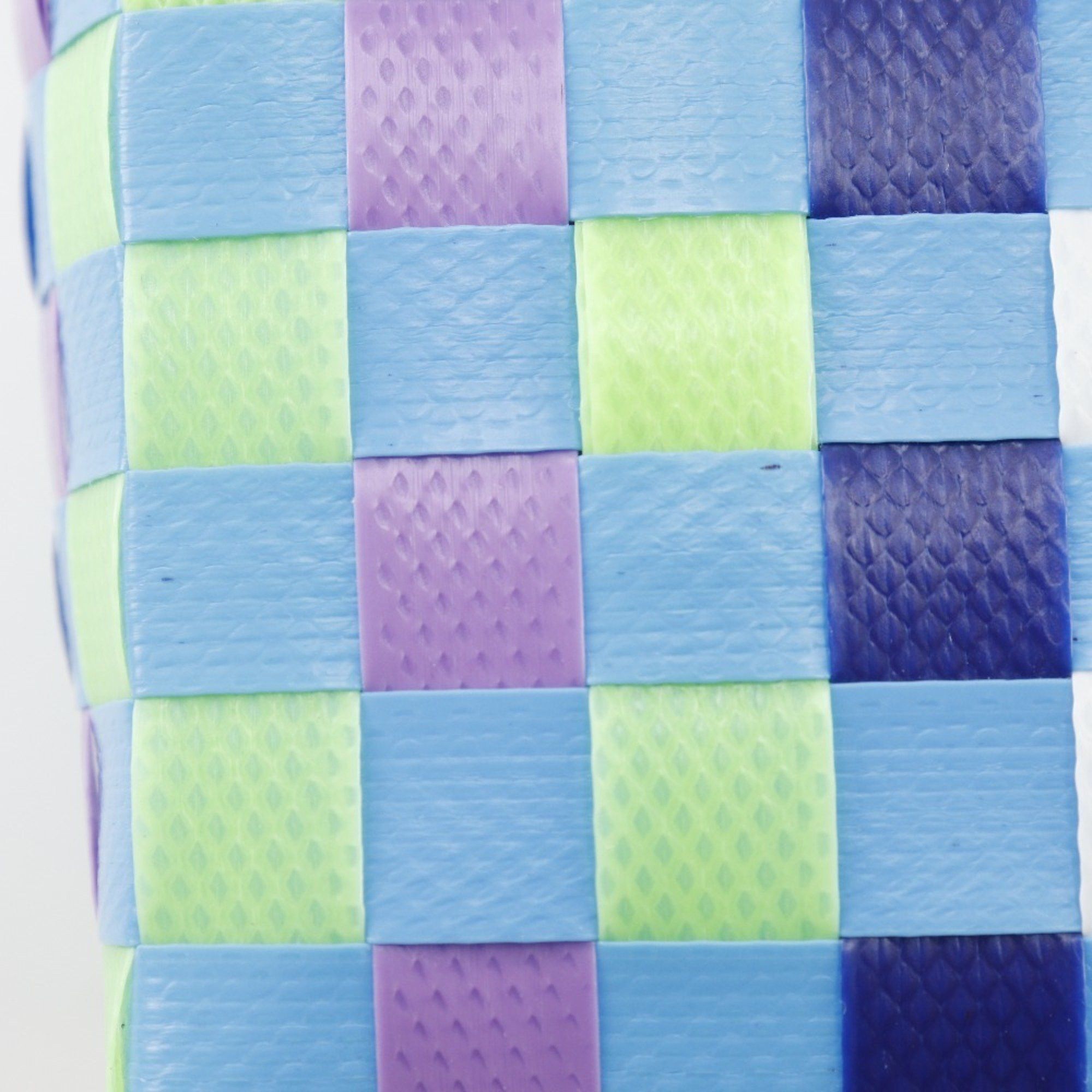 Marni MARNI Woven Micro Basket Handbag, MW55F, Polypropylene, Blue/Multicolor, Open, Women's Size ONE SIZE - 7 Thumbnail