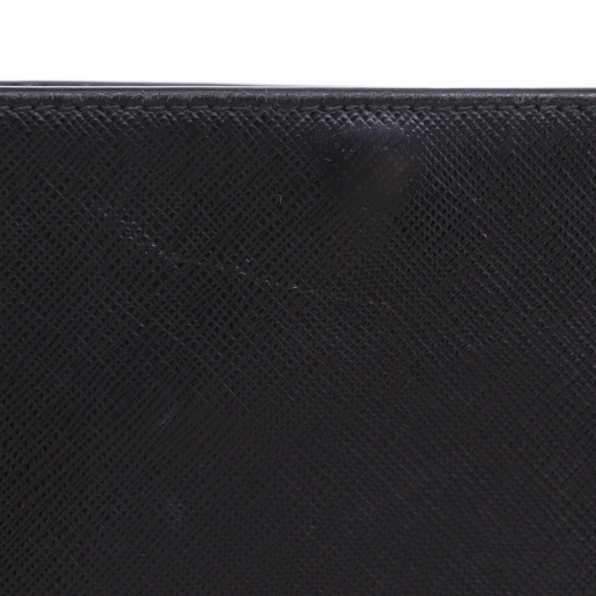 Prada Prada Mini Shoulder Bag, Saffiano, Black, Snap Button, Unisex Size ONE SIZE - 8 Thumbnail
