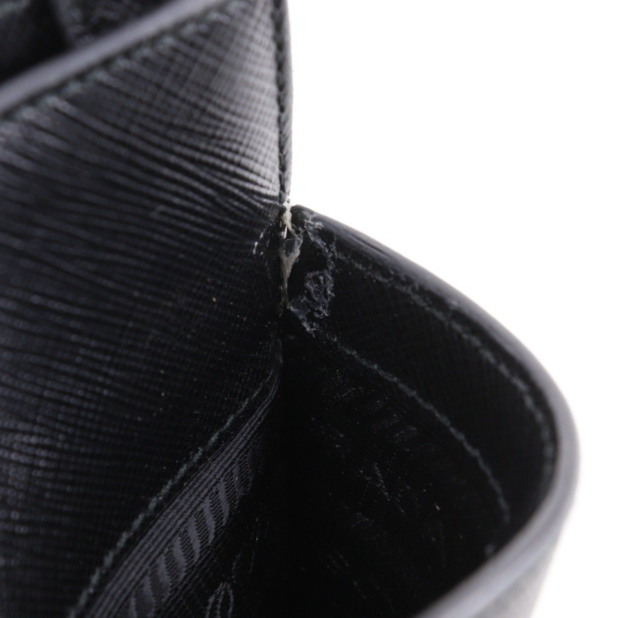 Prada Prada Mini Shoulder Bag, Saffiano, Black, Snap Button, Unisex Size ONE SIZE - 9 Thumbnail