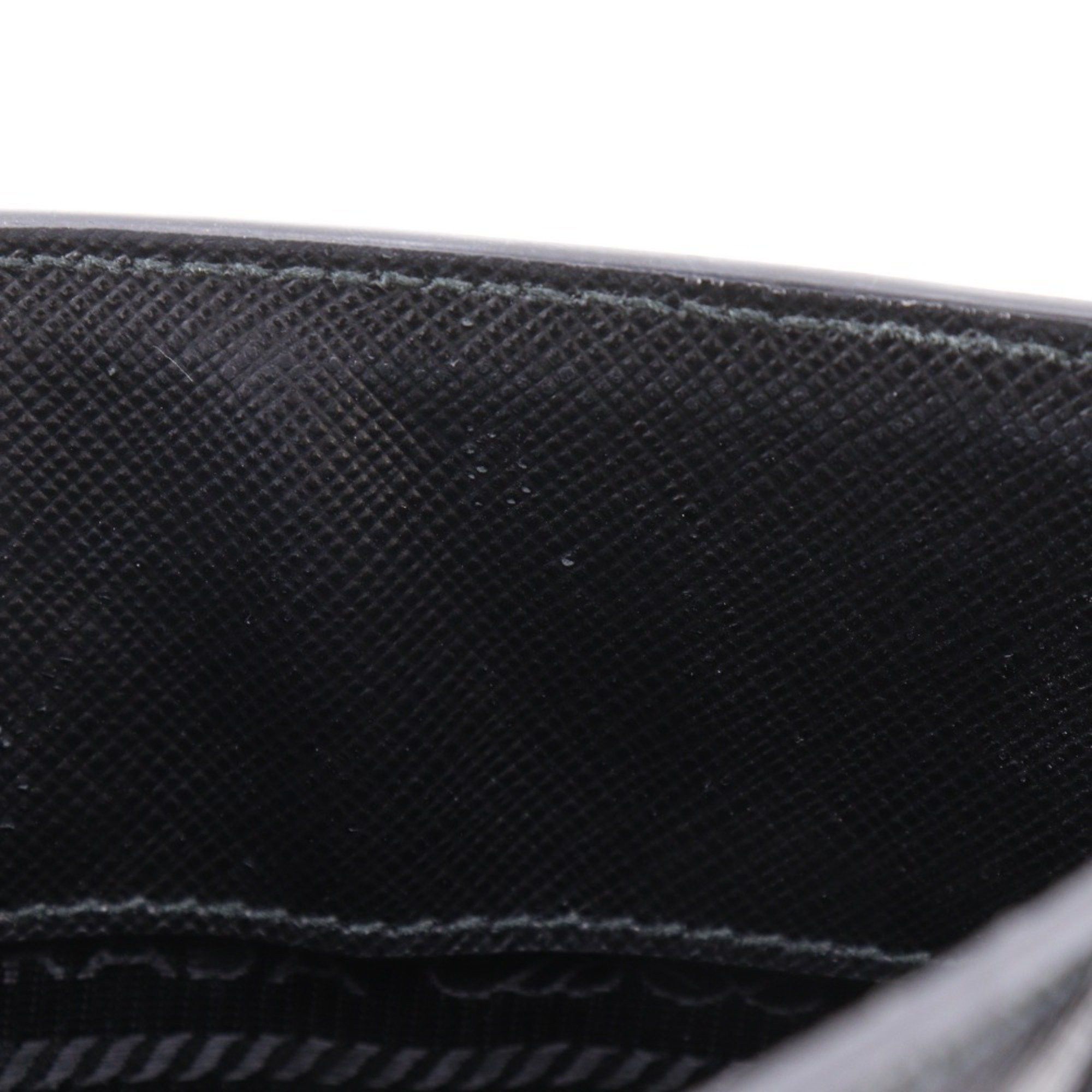 Prada Prada Mini Shoulder Bag, Saffiano, Black, Snap Button, Unisex Size ONE SIZE - 14 Thumbnail