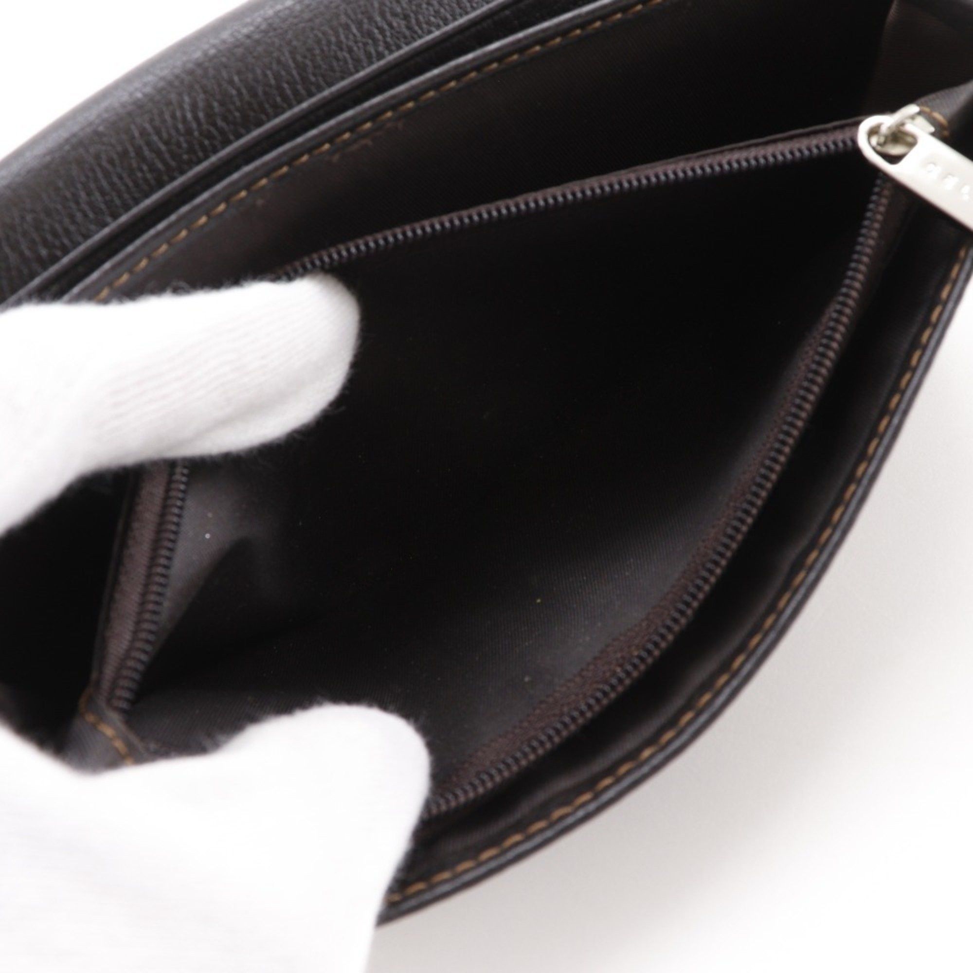 Celine Celine Triomphe long wallet in navy blue denim with snap buttons for women Size ONE SIZE - 11 Thumbnail
