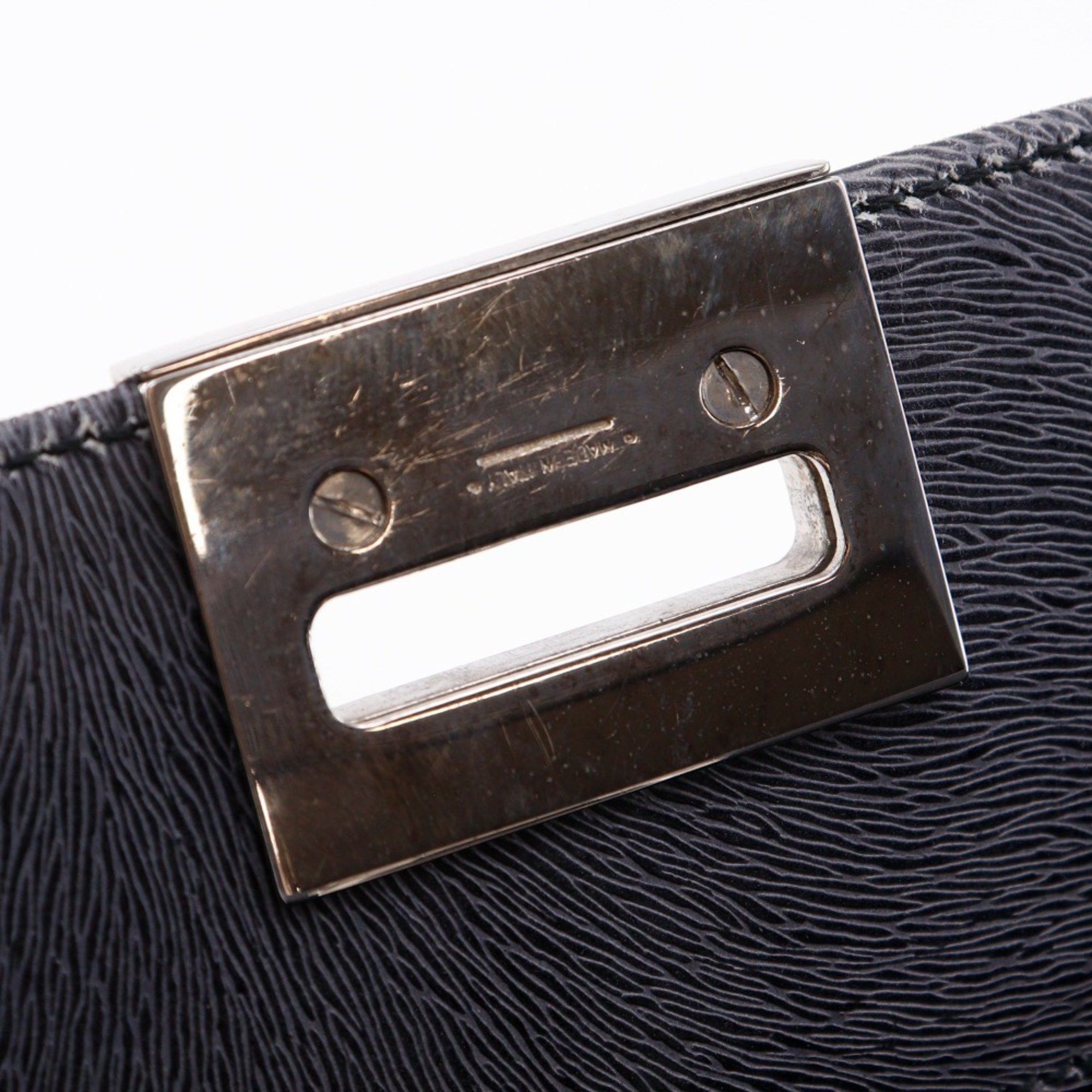 Salvatore Ferragamo Salvatore Ferragamo Gancini 3-Way Handbag DX-21 8674, Embossed Leather, Gray, 3-Way, A5 Size, Open, Women's Size ONE SIZE - 14 Thumbnail