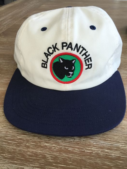 Supreme black outlet panther hat