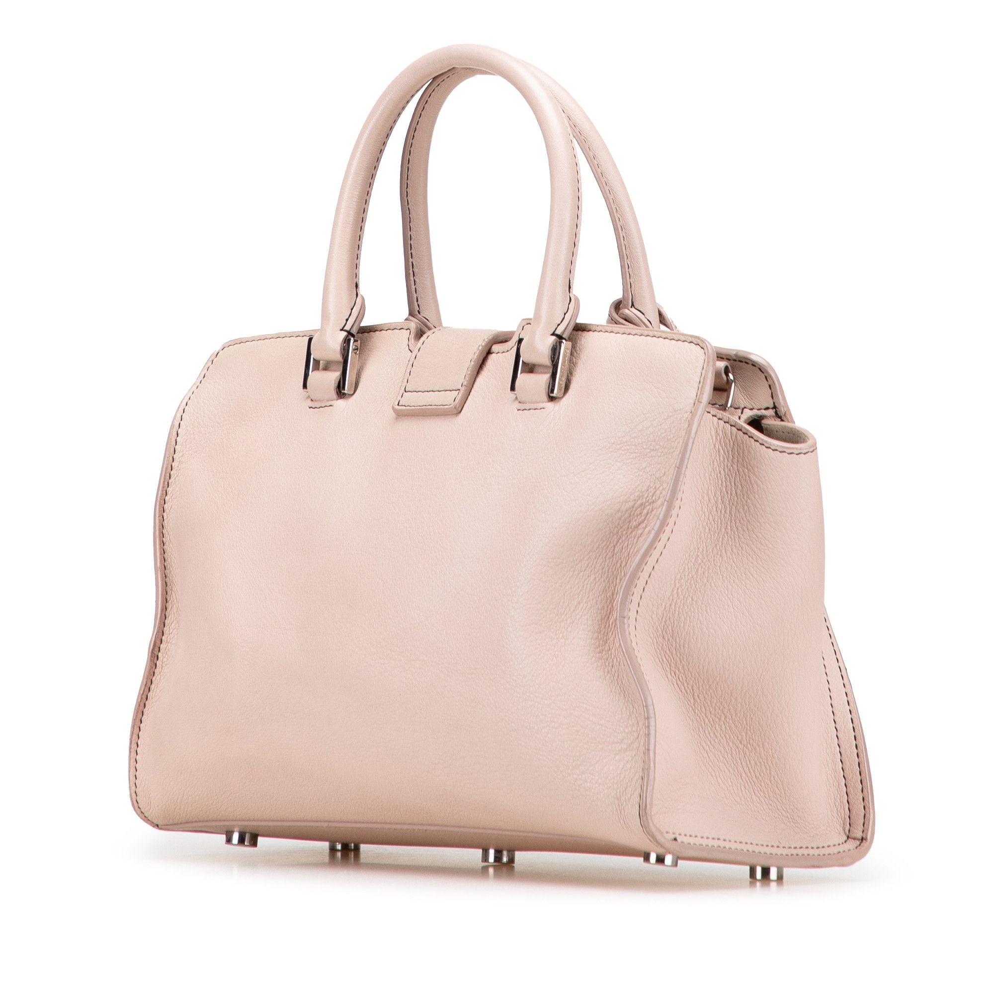 Yves Saint Laurent Yves Saint Laurent Baby Leather Monogram Downtown Cabas Satchel Size ONE SIZE - 2 Thumbnail