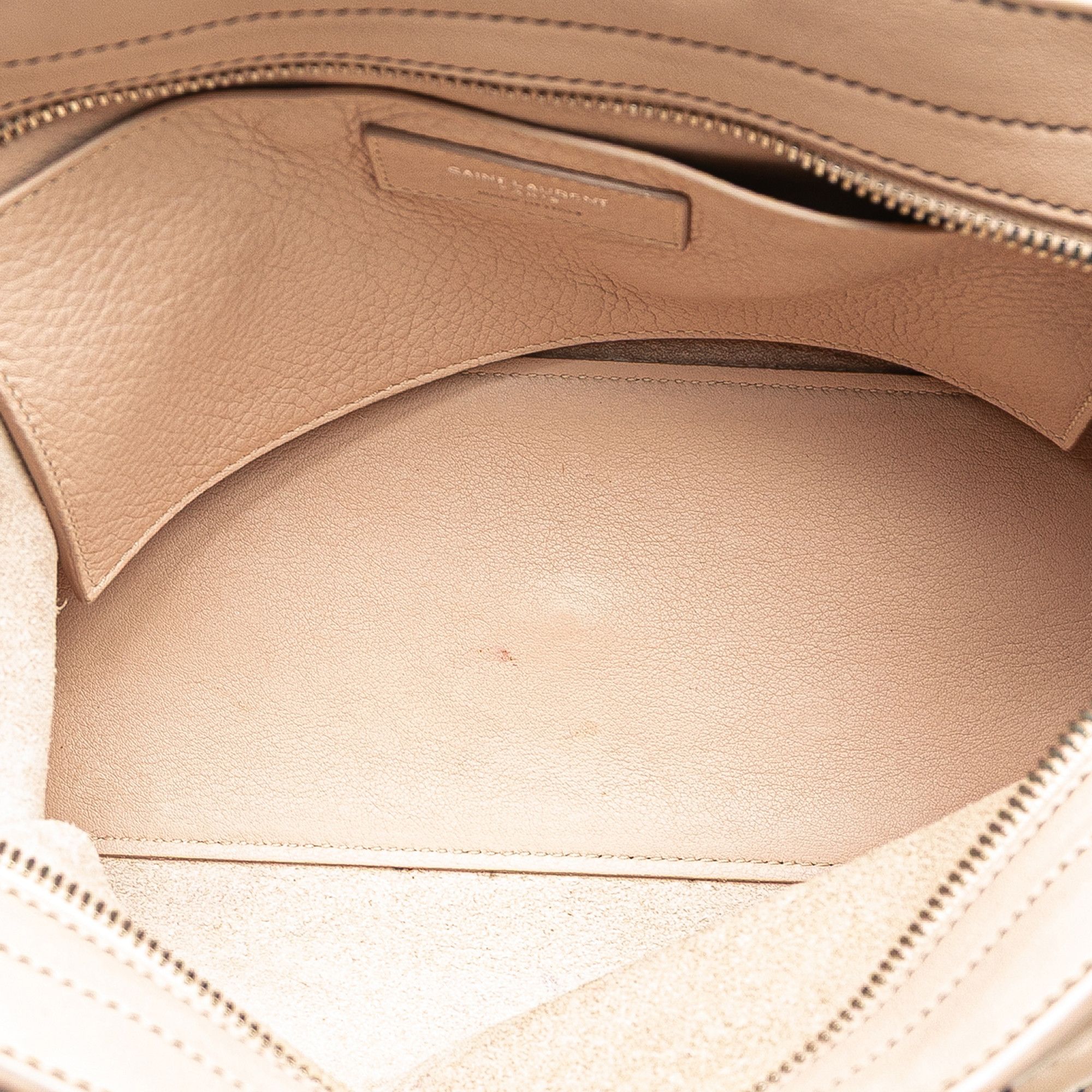 Yves Saint Laurent Yves Saint Laurent Baby Leather Monogram Downtown Cabas Satchel Size ONE SIZE - 4 Thumbnail