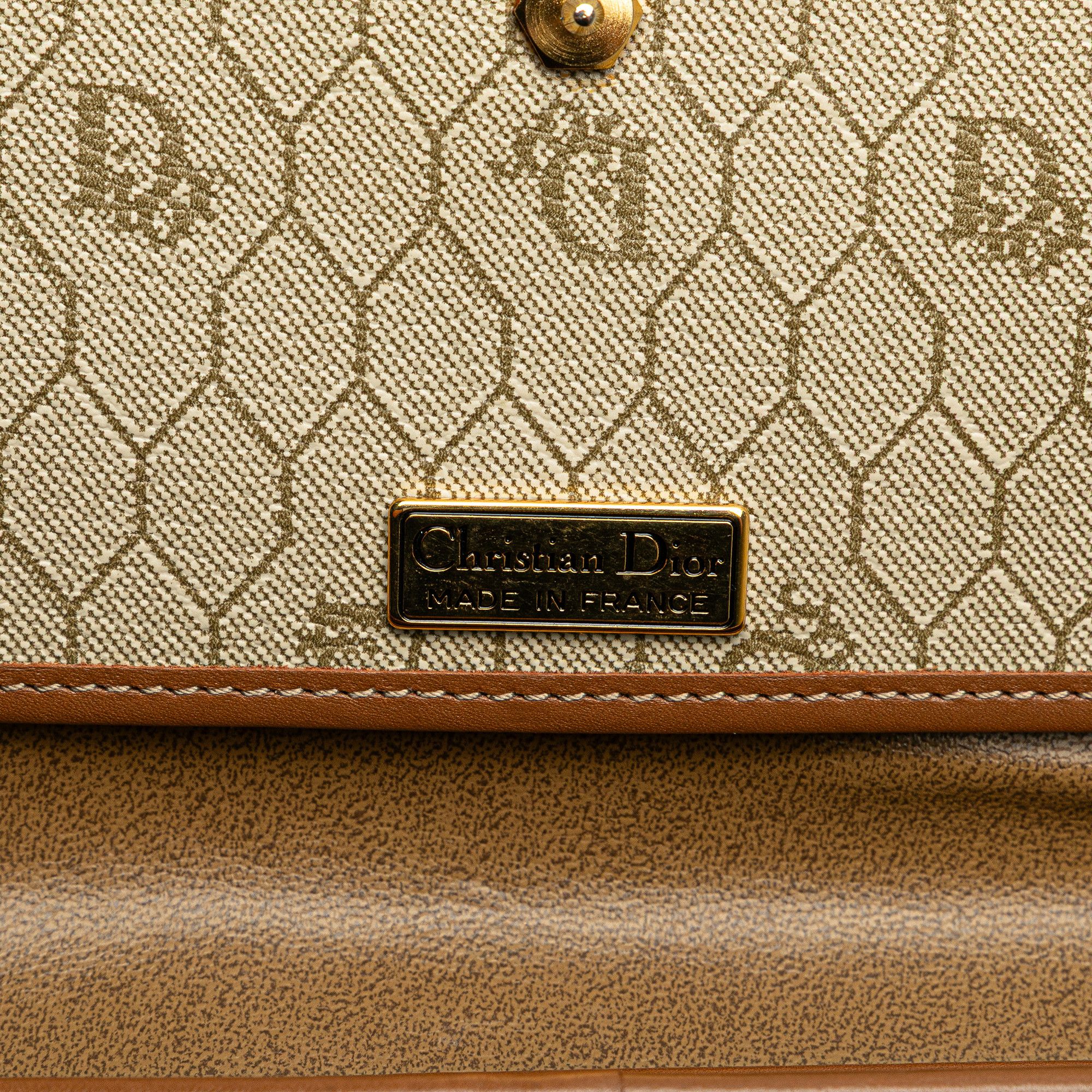 Dior Dior Honeycomb Coated Canvas Chain Shoulder Bag Size ONE SIZE - 6 Thumbnail