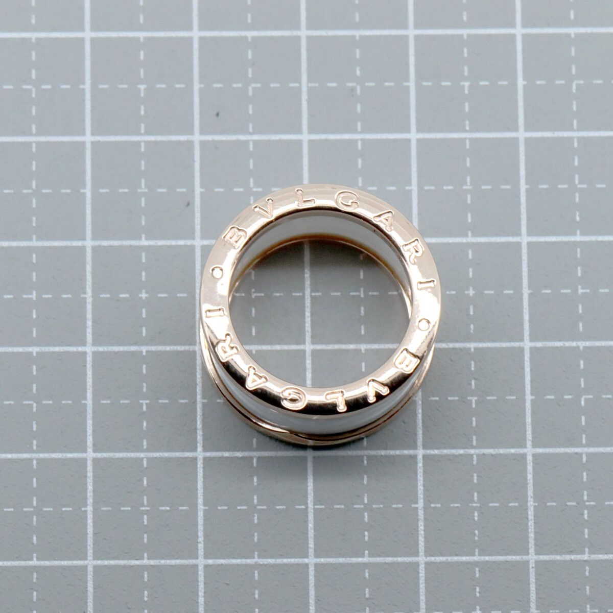 Bvlgari Bvlgari Bvlgari B.zero1 Au750 Ceramic Ring Size 11 Ceramic Ring DUTY FREE for USA Size ONE SIZE - 3 Thumbnail