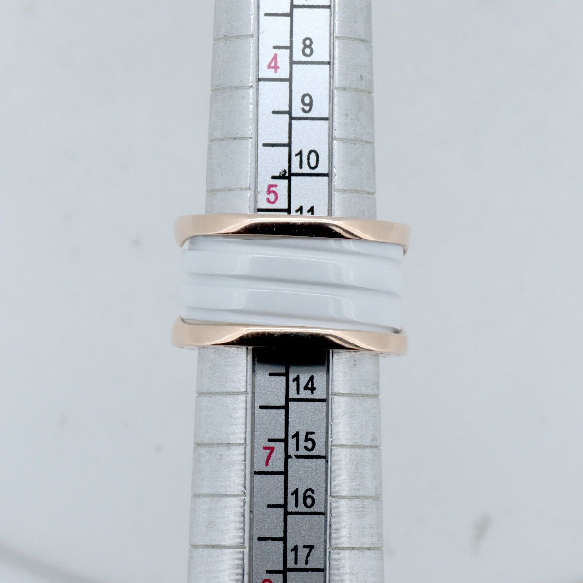 Bvlgari Bvlgari Bvlgari B.zero1 Au750 Ceramic Ring Size 11 Ceramic Ring DUTY FREE for USA Size ONE SIZE - 6 Thumbnail