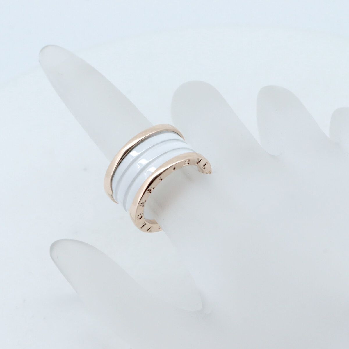 Bvlgari Bvlgari Bvlgari B.zero1 Au750 Ceramic Ring Size 11 Ceramic Ring DUTY FREE for USA Size ONE SIZE - 4 Thumbnail