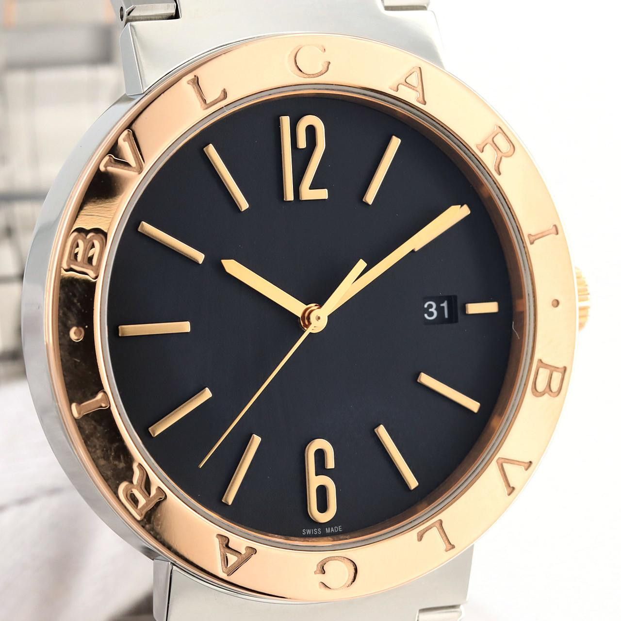 Bvlgari Bvlgari Bvlgari BVLGARI BVLGARI Stainless Steel x Pink Gold Automatic Metal Automatic BBP41SG/102930 DUTY FREE for USA Size ONE SIZE - 8 Thumbnail