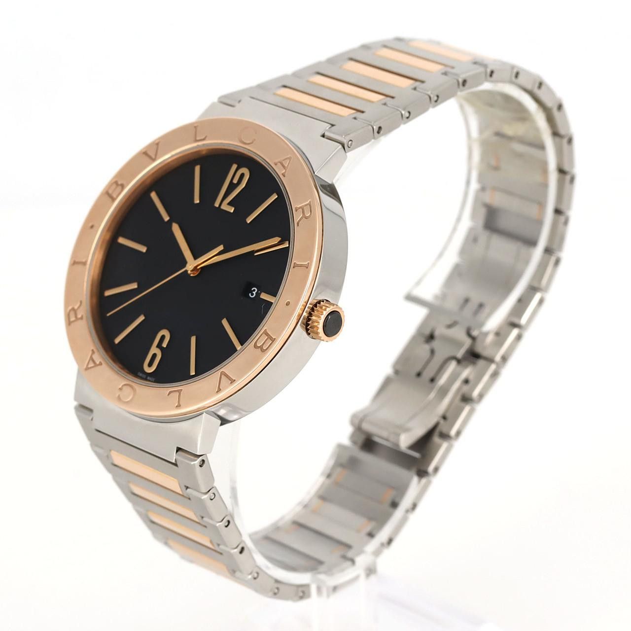 Bvlgari Bvlgari Bvlgari BVLGARI BVLGARI Stainless Steel x Pink Gold Automatic Metal Automatic BBP41SG/102930 DUTY FREE for USA Size ONE SIZE - 2 Thumbnail