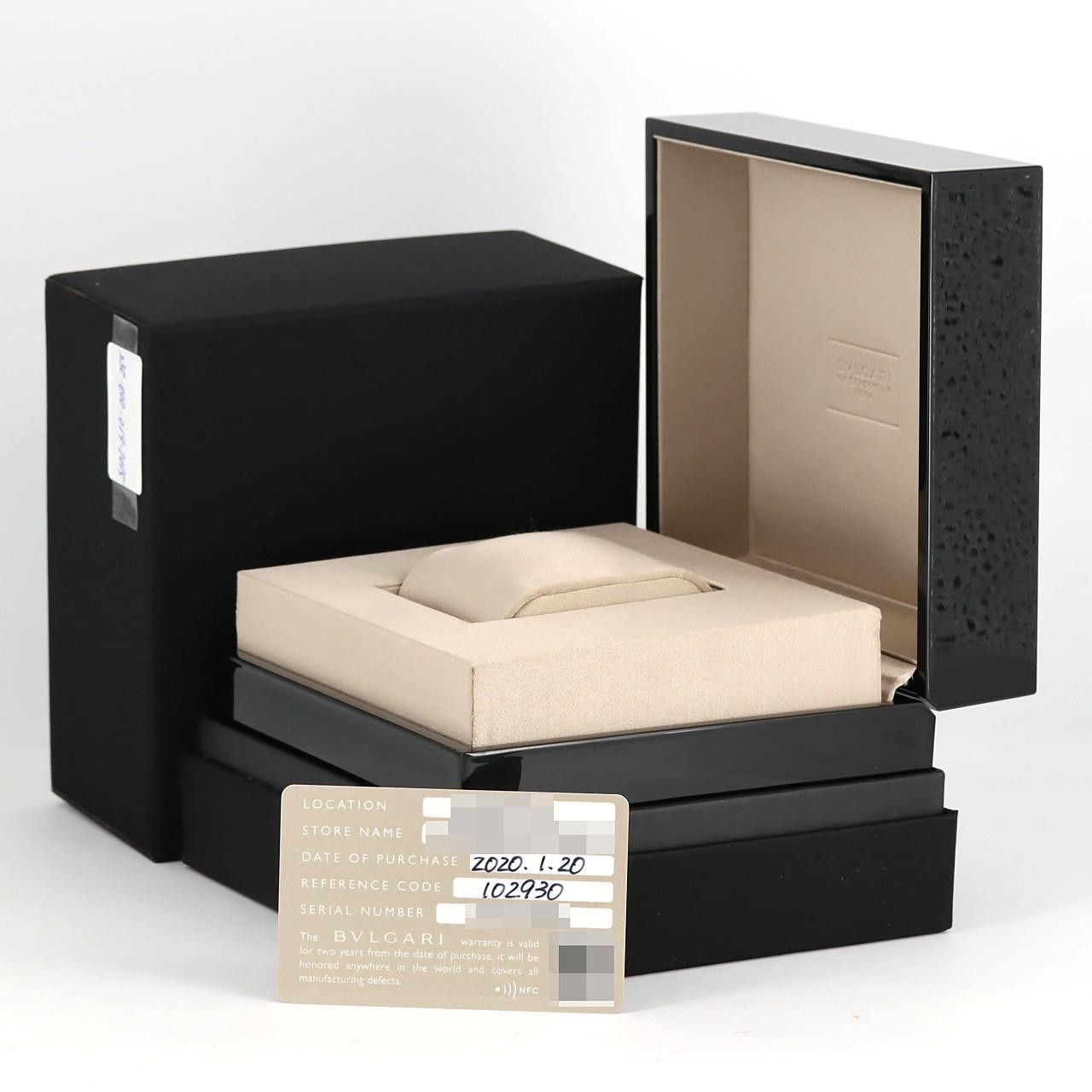 Bvlgari Bvlgari Bvlgari BVLGARI BVLGARI Stainless Steel x Pink Gold Automatic Metal Automatic BBP41SG/102930 DUTY FREE for USA Size ONE SIZE - 9 Thumbnail