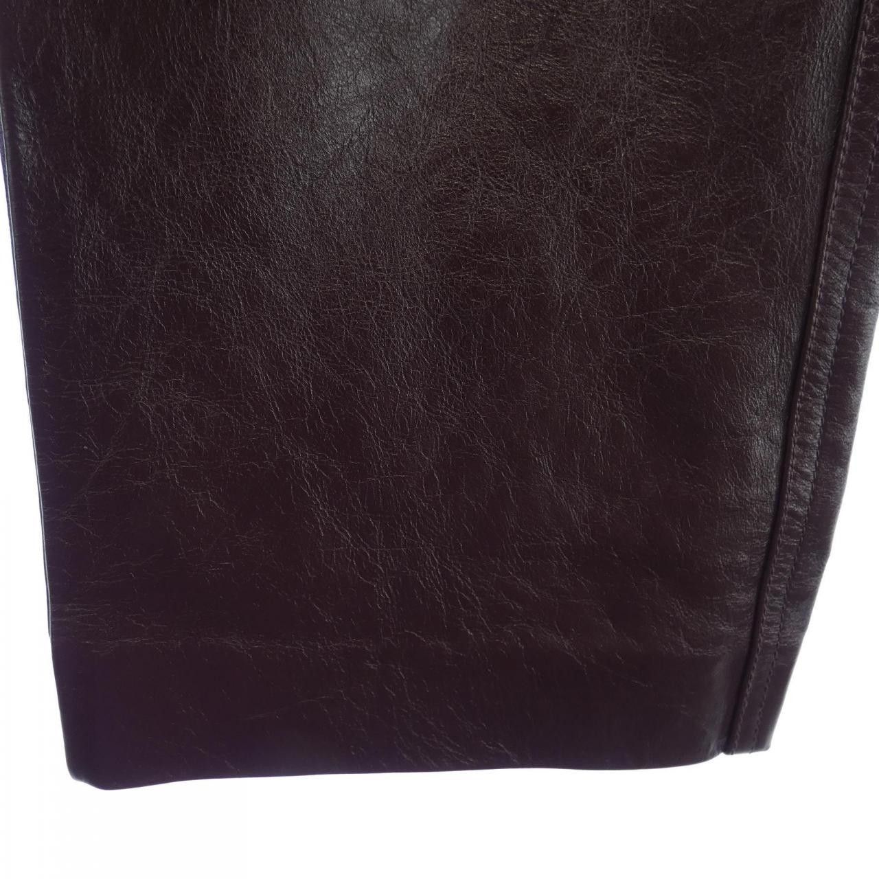 Gucci Gucci Gucci 713493 XNATN Calf Pants Leather Pants 713493 XNATN DUTY FREE for USA Size ONE SIZE - 6 Thumbnail
