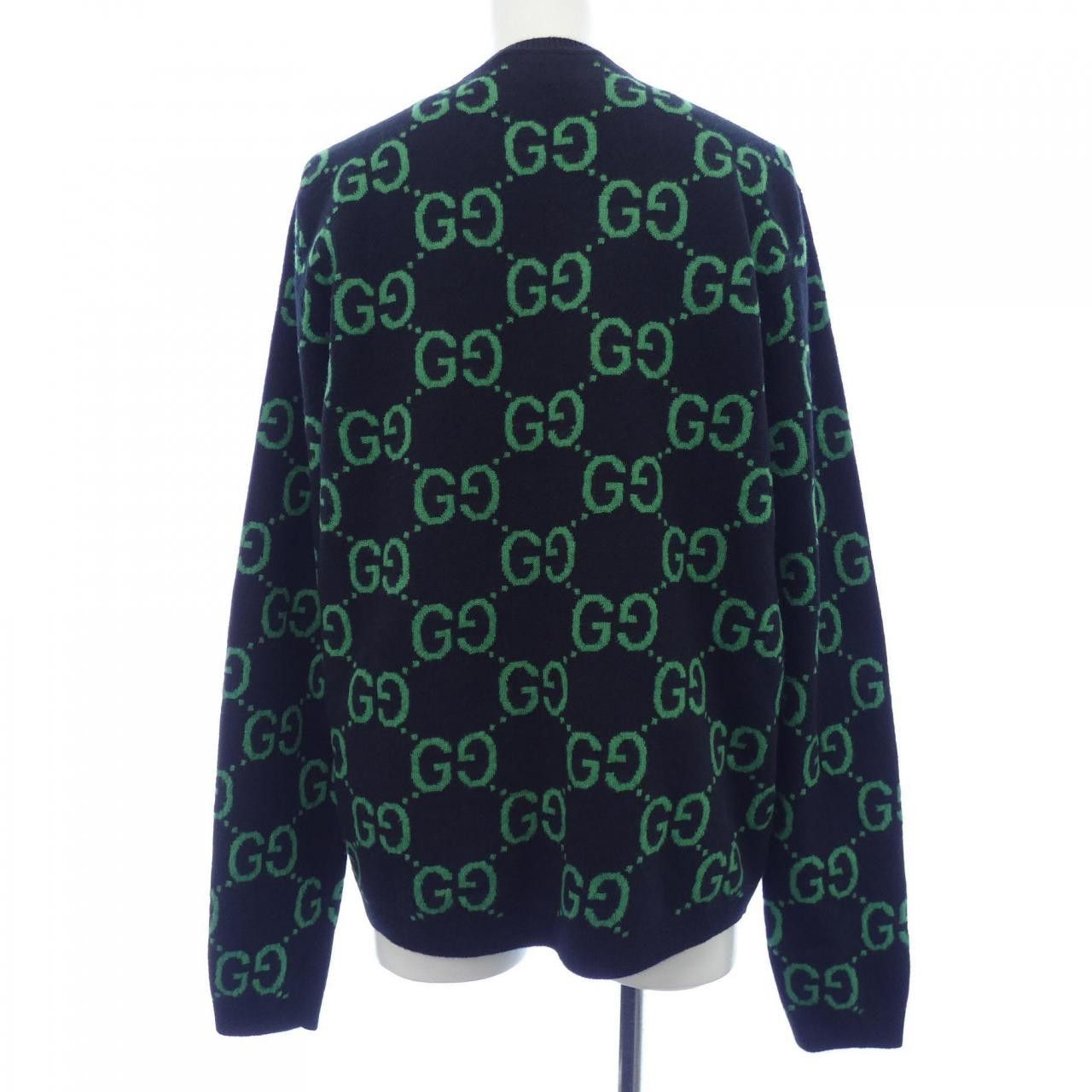 Gucci Gucci Gucci GG Wool Jacquard Sweater Cotton Tops 692900 XKCC5 DUTY FREE for USA Size ONE SIZE - 2 Thumbnail