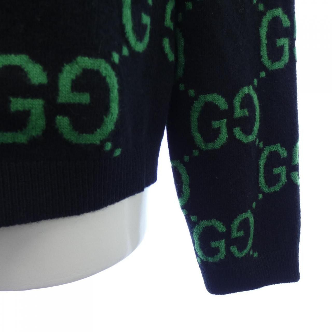 Gucci Gucci Gucci GG Wool Jacquard Sweater Cotton Tops 692900 XKCC5 DUTY FREE for USA Size ONE SIZE - 6 Thumbnail