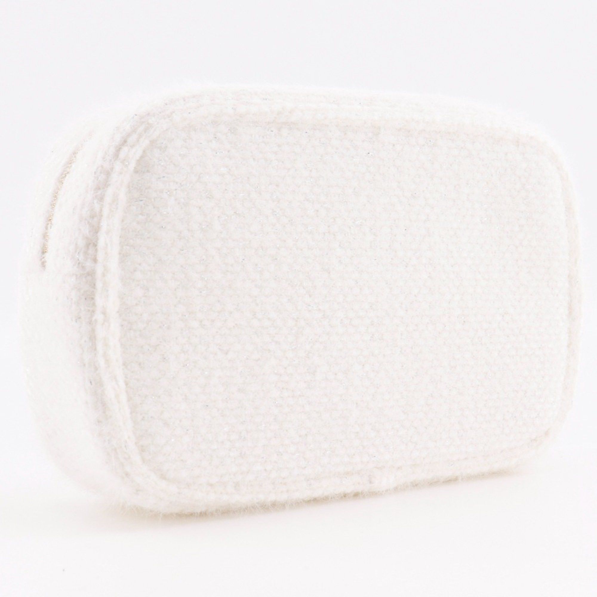 Chanel CHANEL 2024 Christmas Coffret Novelty Pouch, White Tweed with Zipper, Women's Size ONE SIZE - 3 Thumbnail