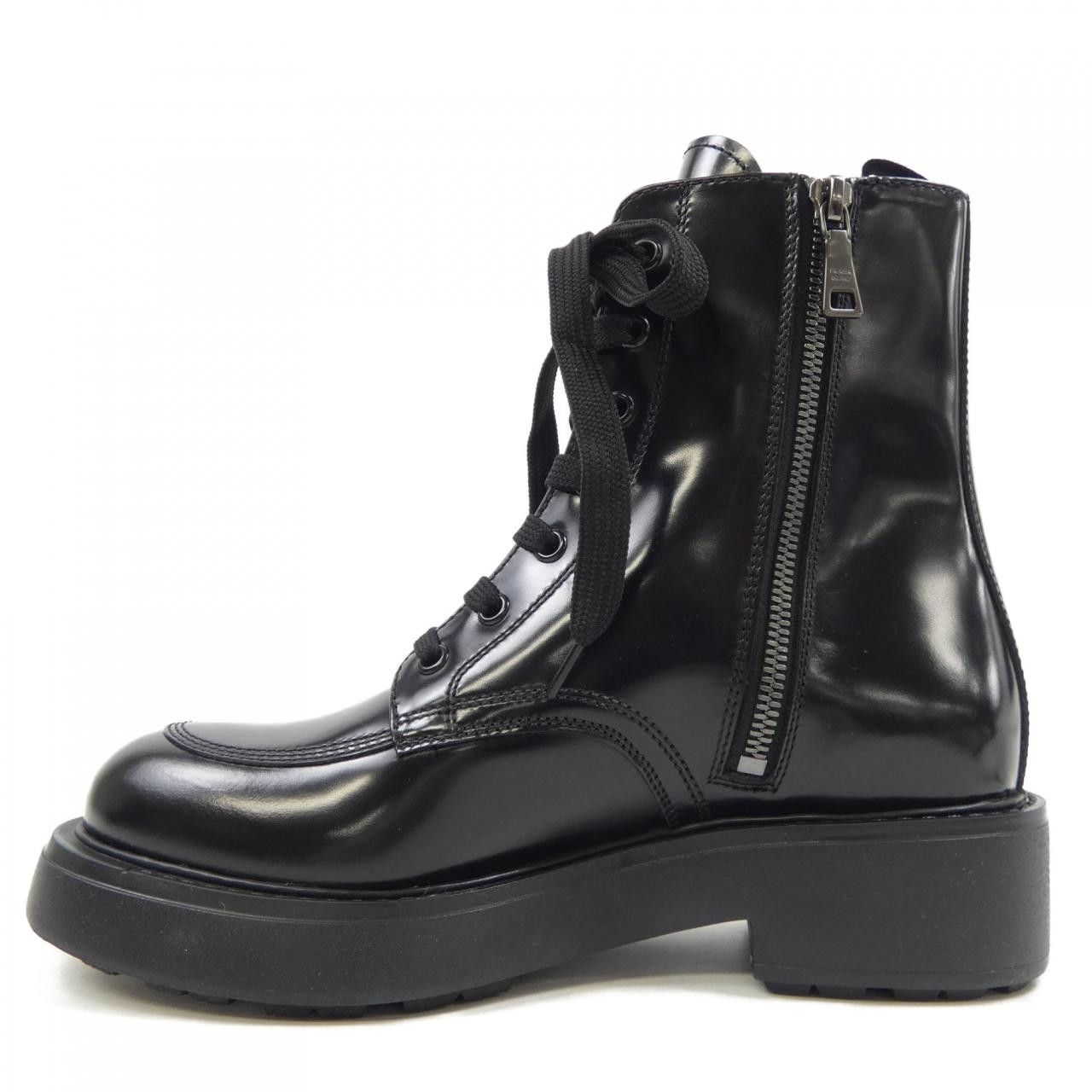 Prada Prada Prada 1T647N Brushed Leather Boots Leather Shoes 1T647N DUTY FREE for USA Size ONE SIZE - 2 Thumbnail