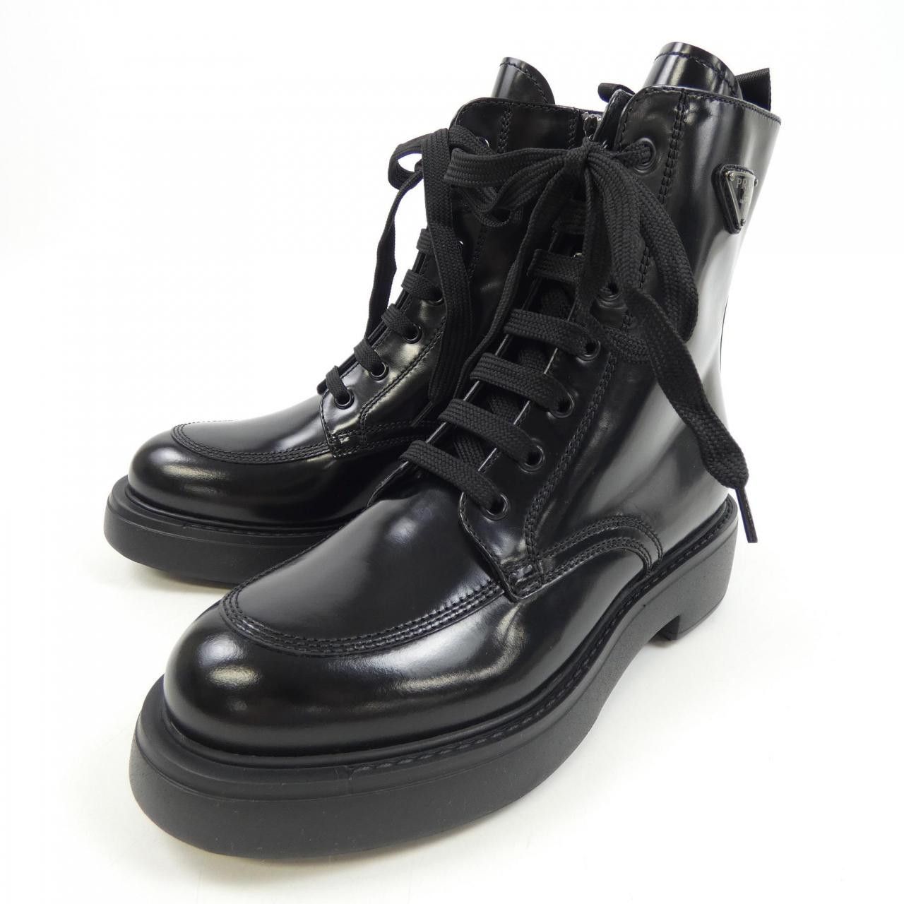 Prada Prada Prada 1T647N Brushed Leather Boots Leather Shoes 1T647N DUTY FREE for USA Size ONE SIZE - 3 Thumbnail