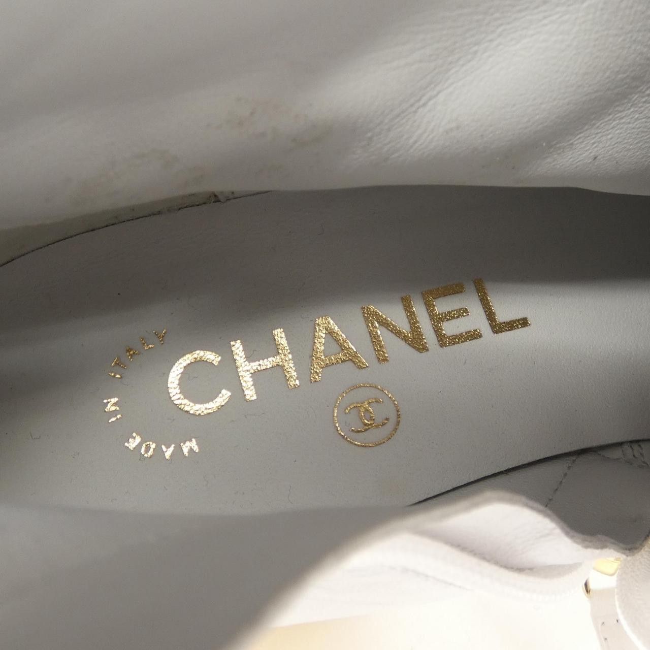 Chanel Chanel Chanel G38428Y55553 Fabric Lambskin Patent Calfskin Boots Leather Shoes G38428Y55553 DUTY FREE for USA Size ONE SIZE - 7 Thumbnail