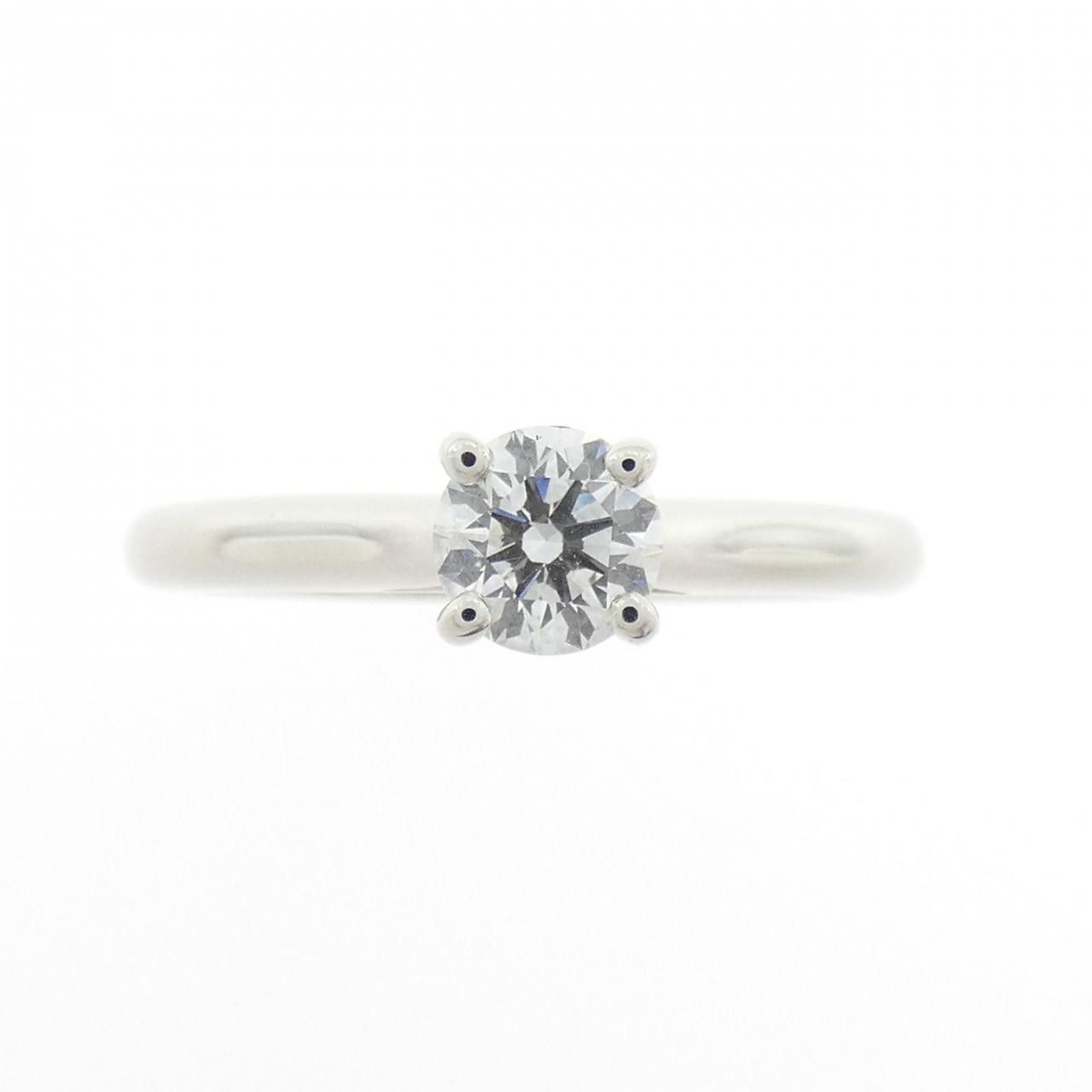 Cartier Cartier Cartier 1895 Solitaire Platinum Diamond Ring Size 9 Leather Ring N4163600 DUTY FREE for USA Size ONE SIZE - 2 Thumbnail