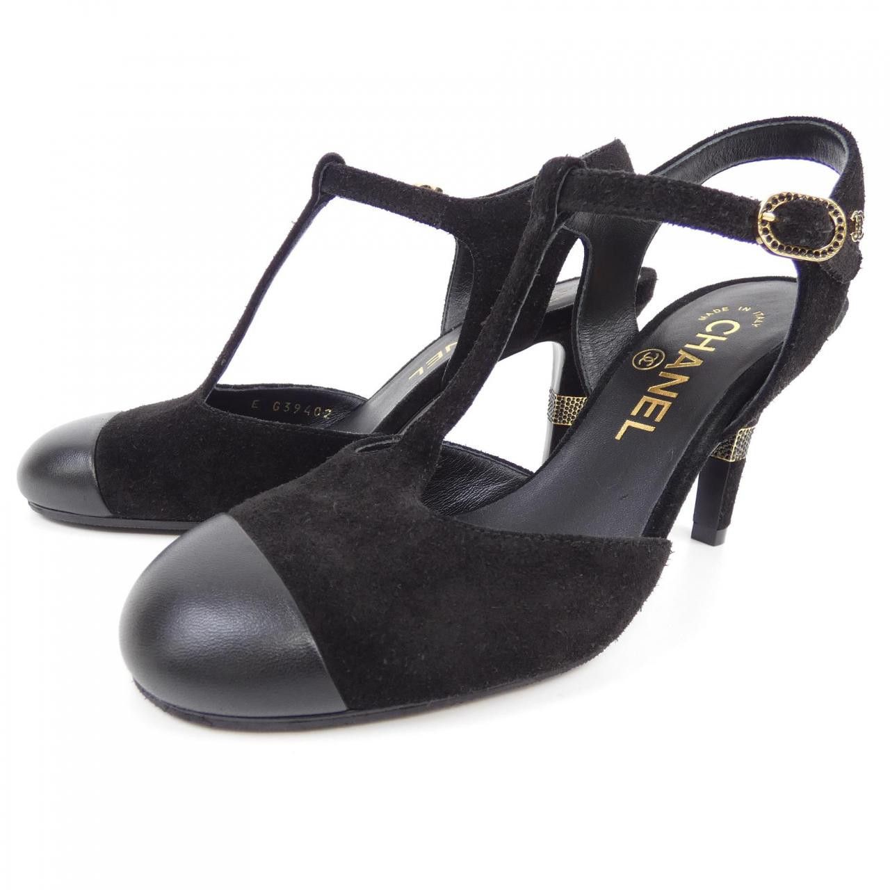 Chanel Chanel Chanel G39402Y56129 Suede Calfskin Lambskin Sandals Suede Shoes G39402Y56129 DUTY FREE for USA Size ONE SIZE - 3 Thumbnail
