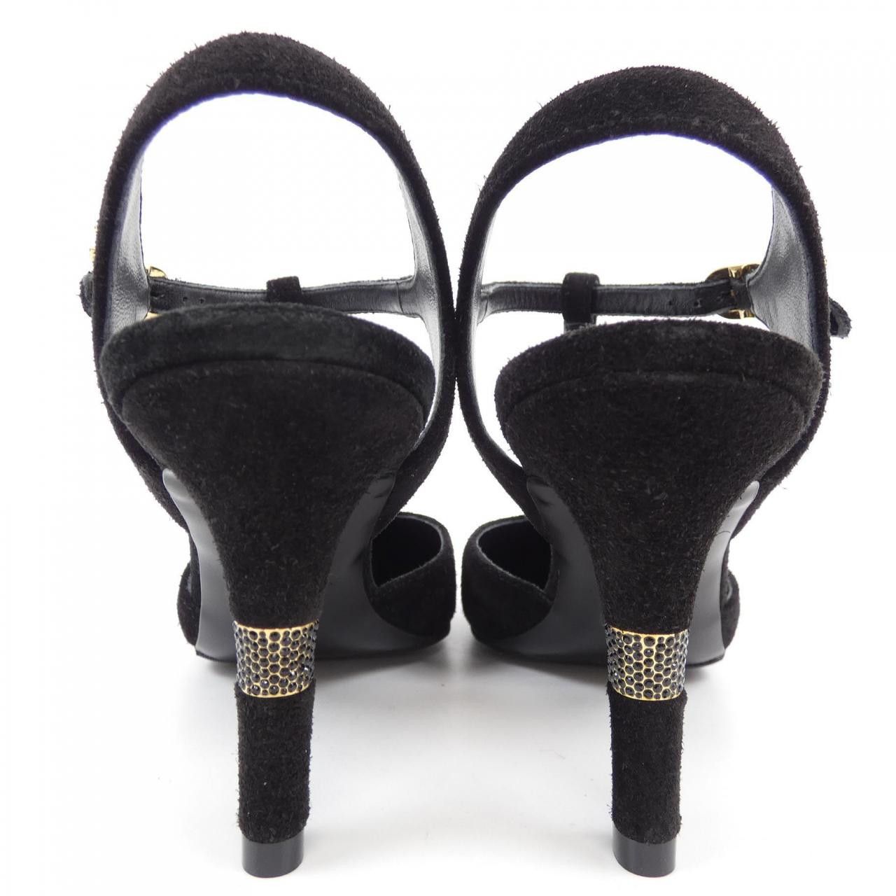 Chanel Chanel Chanel G39402Y56129 Suede Calfskin Lambskin Sandals Suede Shoes G39402Y56129 DUTY FREE for USA Size ONE SIZE - 5 Thumbnail