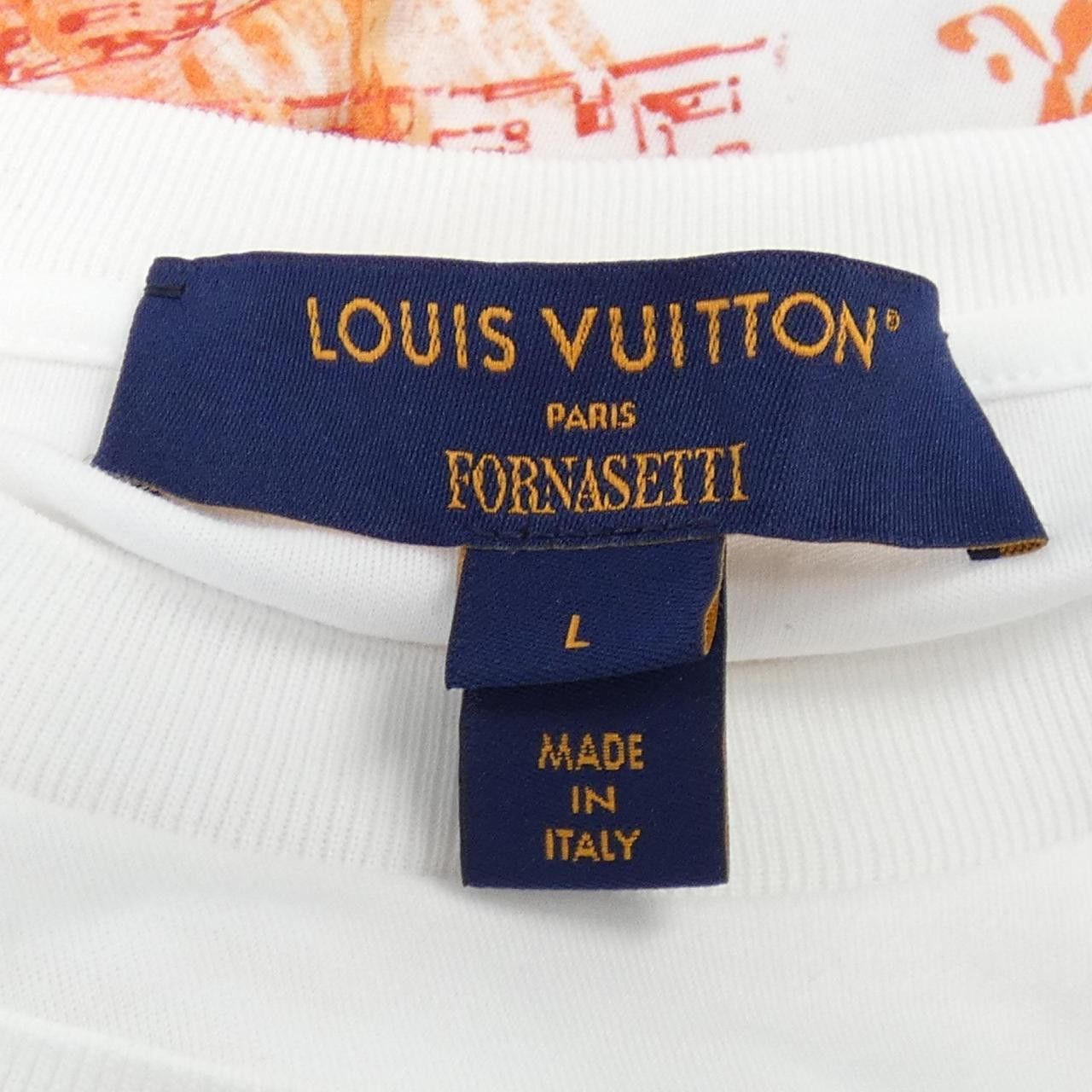 Louis Vuitton Louis Vuitton Louis Vuitton T-shirt Cotton T-Shirts FLTS93HY7 DUTY FREE for USA Size ONE SIZE - 4 Thumbnail