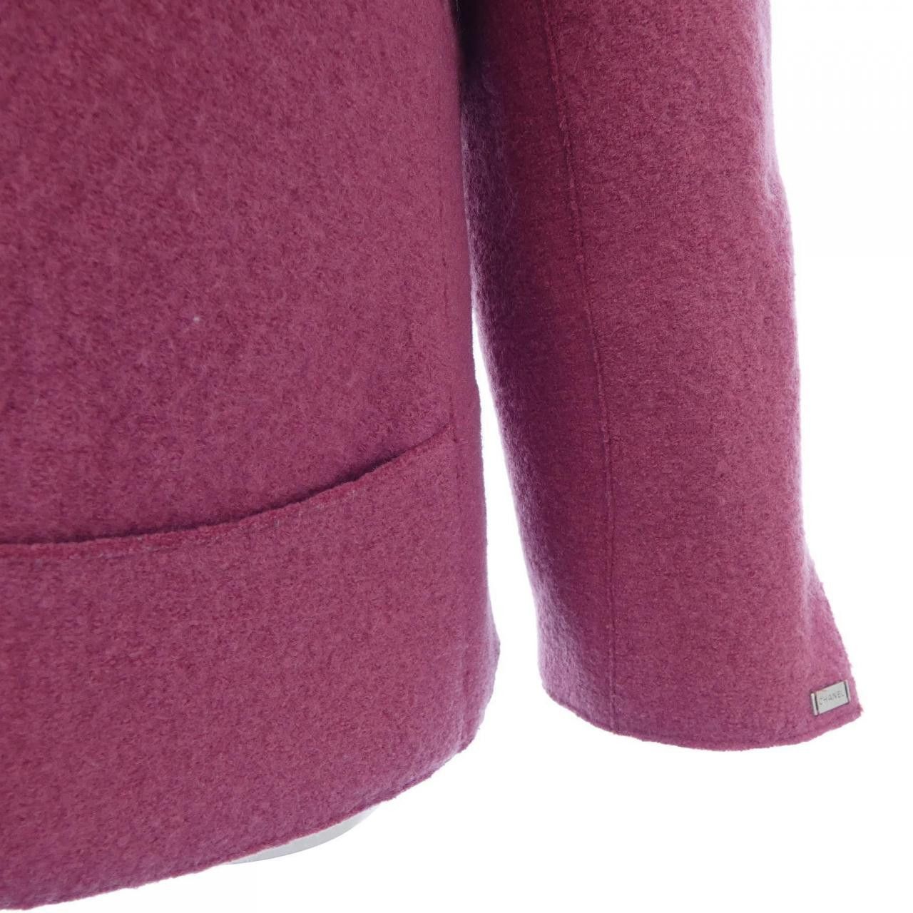 Chanel Chanel Chanel Collarless Jacket Cotton Outerwear P14213V08014 99A DUTY FREE for USA Size ONE SIZE - 6 Thumbnail