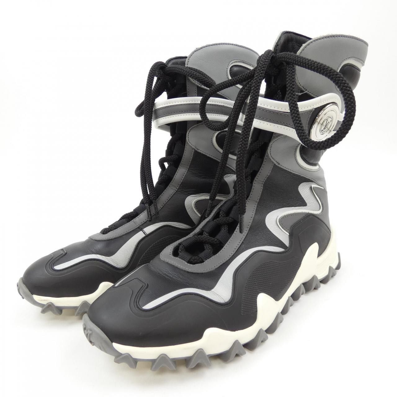 Louis Vuitton Louis Vuitton Louis Vuitton Rush Line Boots Leather Shoes DUTY FREE for USA Size ONE SIZE - 3 Thumbnail