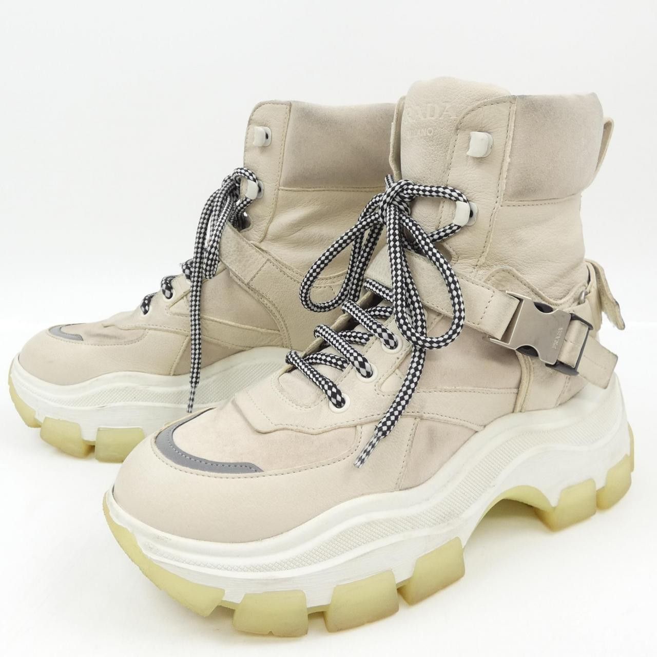 Prada Prada Prada 1T611L Boots Leather Shoes 1T611L DUTY FREE for USA Size ONE SIZE - 3 Thumbnail