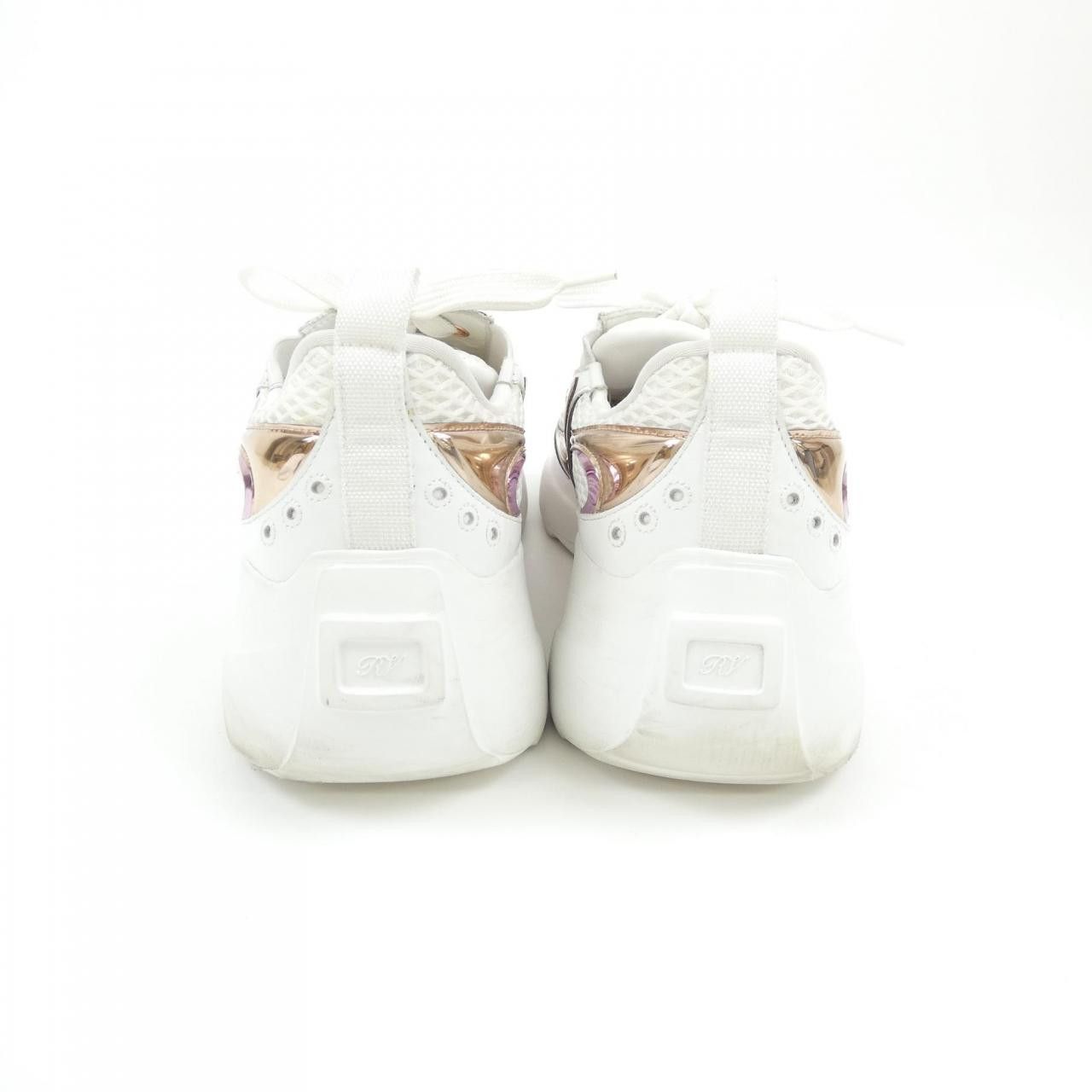 Roger Vivier Roger Vivier Roger Vivier Viv On The Run Leather Fabric Sneakers Leather Shoes DUTY FREE for USA Size ONE SIZE - 5 Thumbnail