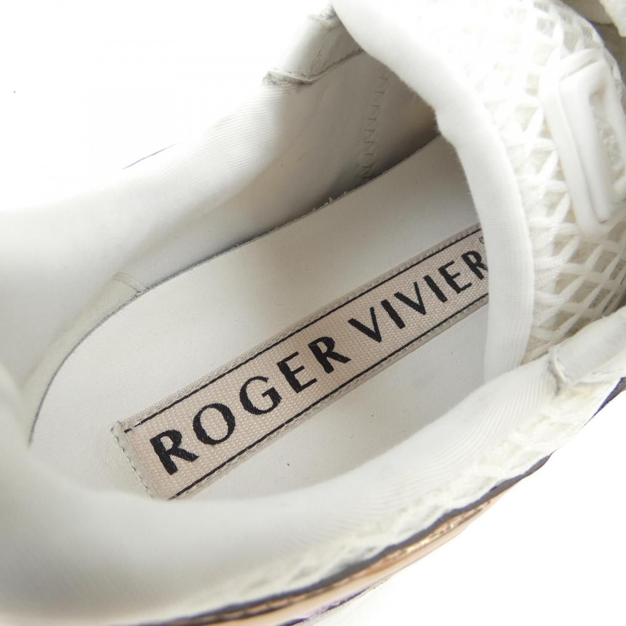 Roger Vivier Roger Vivier Roger Vivier Viv On The Run Leather Fabric Sneakers Leather Shoes DUTY FREE for USA Size ONE SIZE - 6 Thumbnail