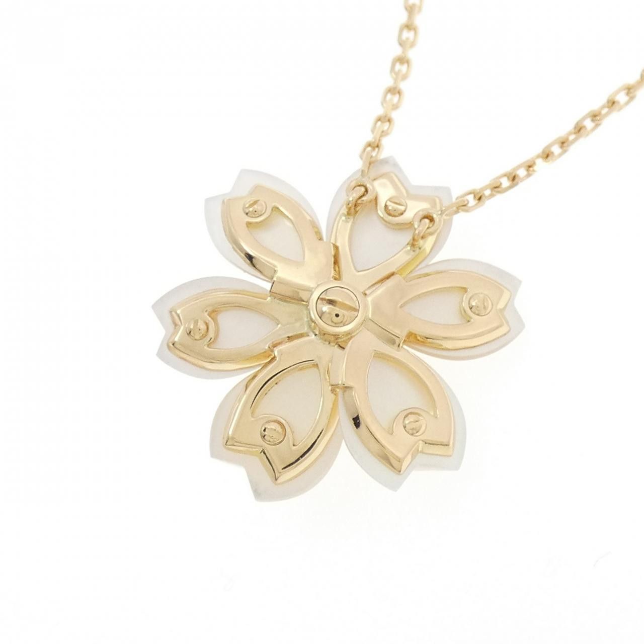 Van Cleef & Arpels Van Cleef & Arpels Van Cleef & Arpels Rose de Noël Au750 Necklace Metal Necklace VCARP7T000 DUTY FREE for USA Size ONE SIZE - 4 Thumbnail