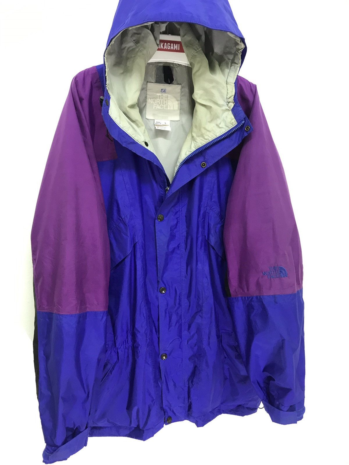 The North Face Vtg The North Face USA Nylon Parka Multi Colour 6🟩4 Size US L / EU 52-54 / 3 - 2 Thumbnail
