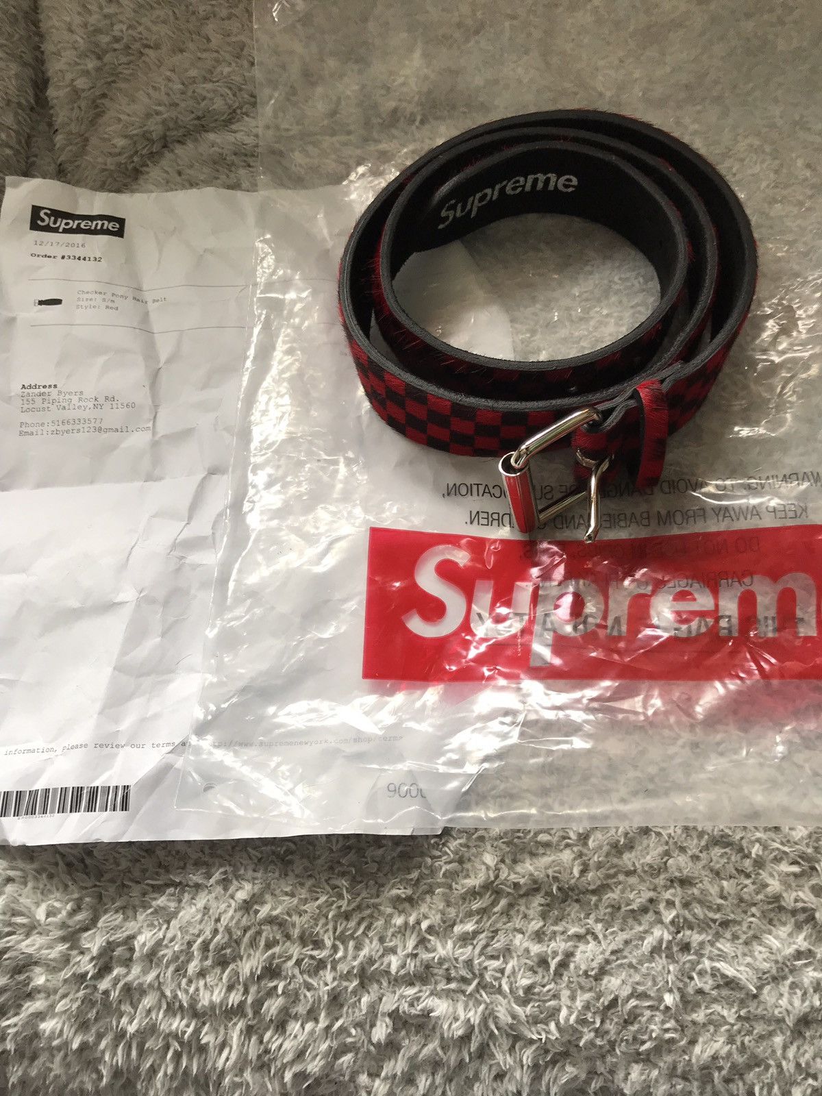 小物 Supreme pony hair belt (XL) Supreme pony hair belt (XL)
