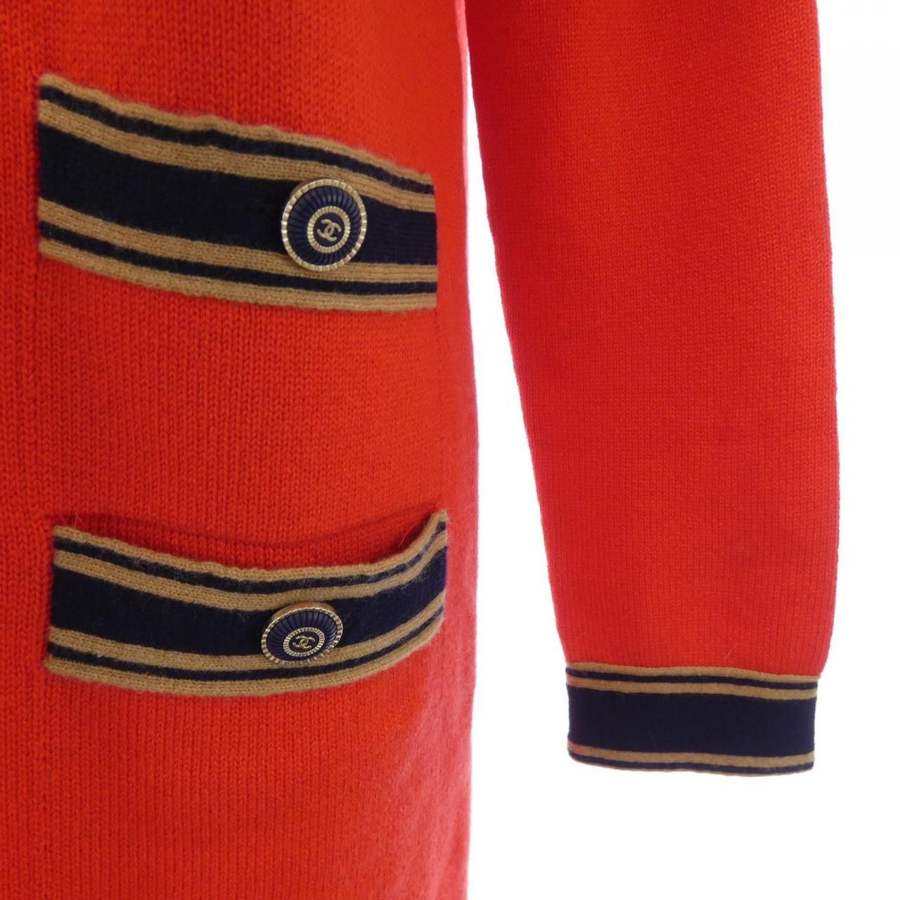 Chanel Chanel Chanel P62918K48449 Cashmere Long Cardigan Others Tops P62918K48449 DUTY FREE for USA Size ONE SIZE - 7 Thumbnail