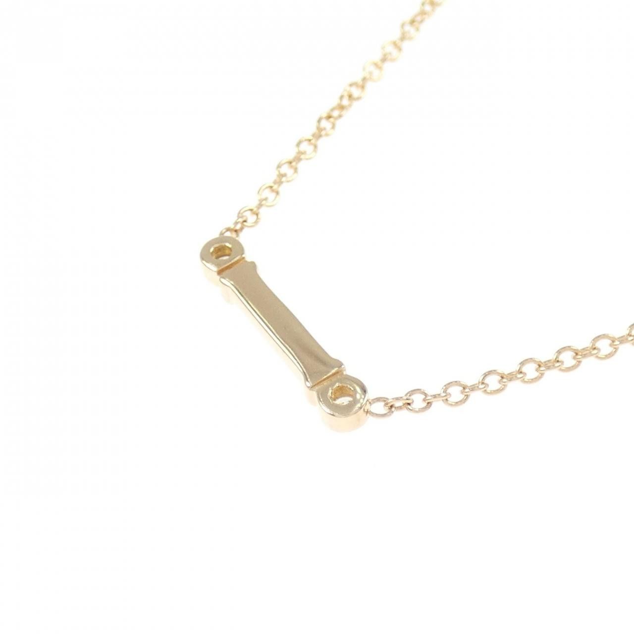 Tiffany & Co. Tiffany & Co. Tiffany Fleur de Lis Stem Au750 Necklace Crocodile skin Necklace 60012041 DUTY FREE for USA Size ONE SIZE - 4 Thumbnail