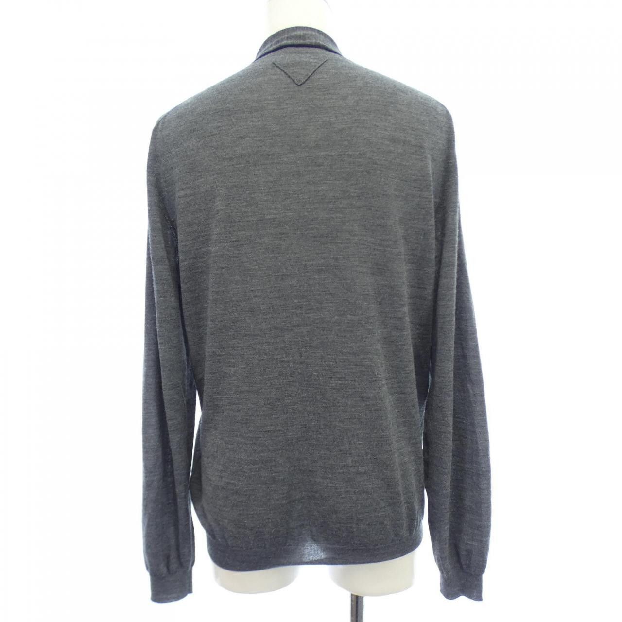Prada Prada Prada UMG346 SOOO 15AG Wool Cardigan Others Tops UMG346 SOOO 15AG DUTY FREE for USA Size ONE SIZE - 2 Thumbnail