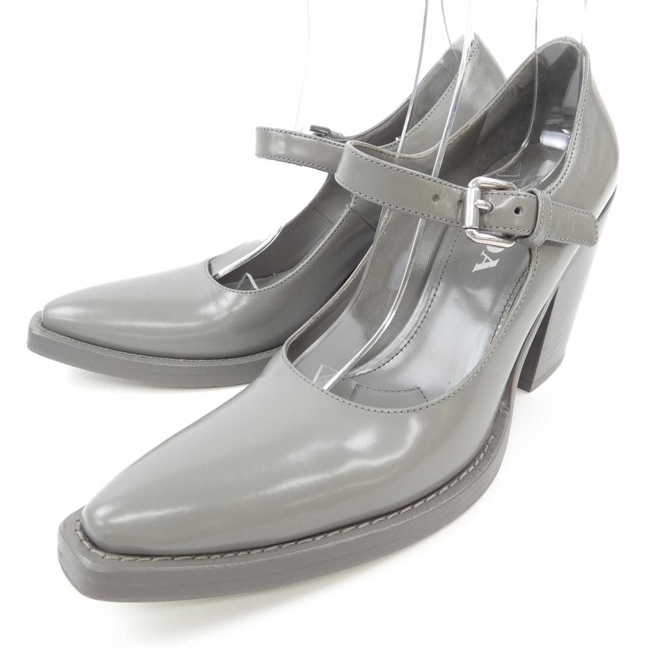 Prada Prada Prada Brushed Leather Pumps Leather Shoes 1I128N DUTY FREE for USA Size ONE SIZE - 3 Thumbnail