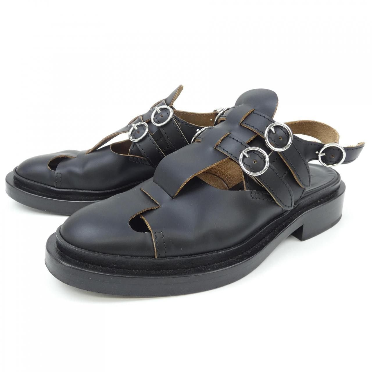 Jil Sander Jil Sander Jil Sander Sandals Leather Shoes DUTY FREE for USA Size ONE SIZE - 3 Thumbnail