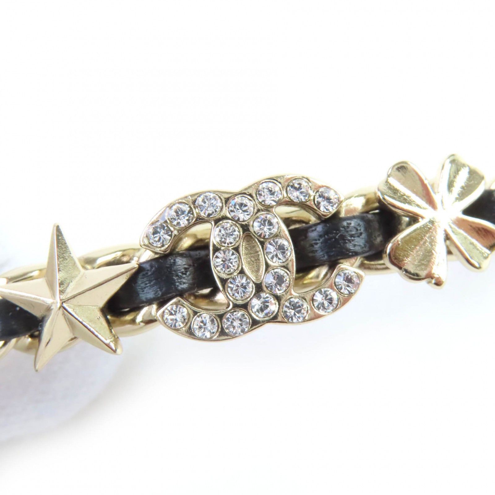 Chanel Chanel Chanel COCO Mark Chain Pearl Star Clover Bijou Brooch Metal Bracelet DUTY FREE for USA Size ONE SIZE - 4 Thumbnail