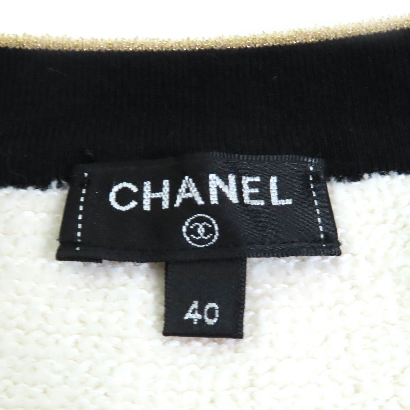 Chanel Chanel Chanel COCO Mark Button Cotton Terry Knit Cardigan Cotton Tops P60477 DUTY FREE for USA Size ONE SIZE - 6 Thumbnail