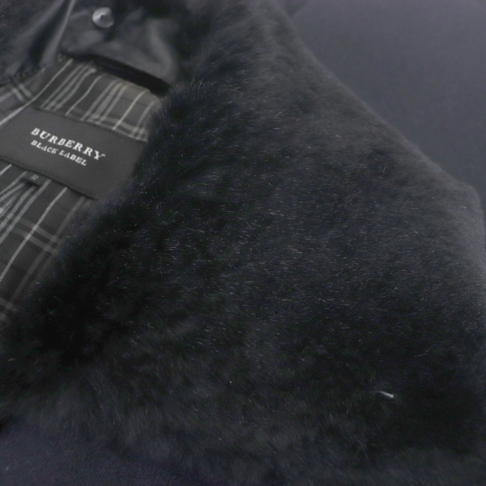 Burberry Burberry Burberry Black Label Rabbit Fur Double-breasted Coat Natural Material Outerwear DUTY FREE for USA Size ONE SIZE - 5 Thumbnail