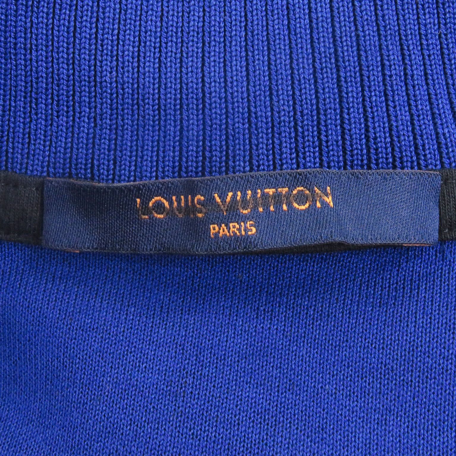 Louis Vuitton Louis Vuitton Louis Vuitton Jacquard Knit Short Sleeve T-shirt Cotton T-Shirts DUTY FREE for USA Size ONE SIZE - 6 Thumbnail