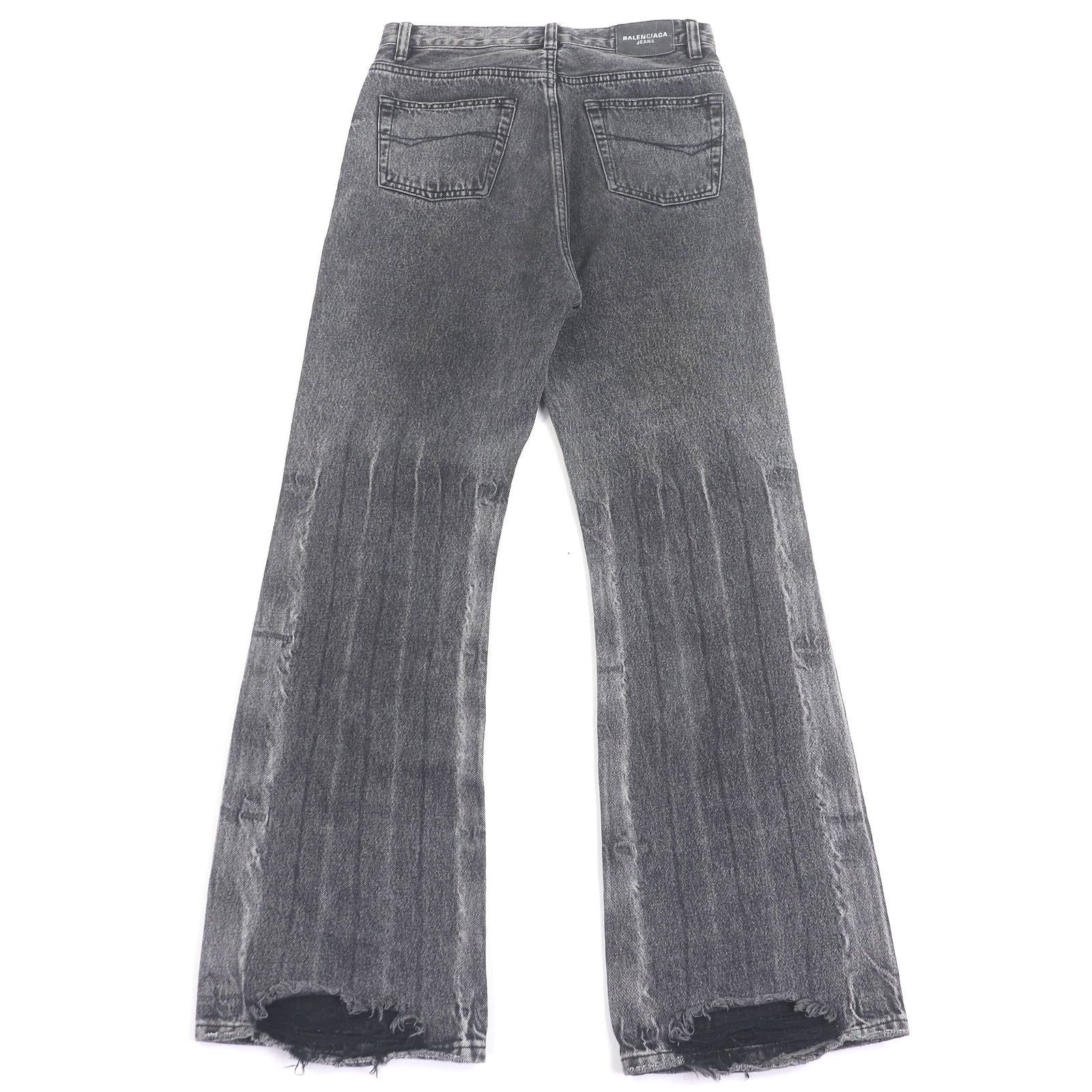 Balenciaga Balenciaga Balenciaga Denim Pants Denim Pants Denim Jeans 697829 DUTY FREE for USA Size ONE SIZE - 2 Thumbnail