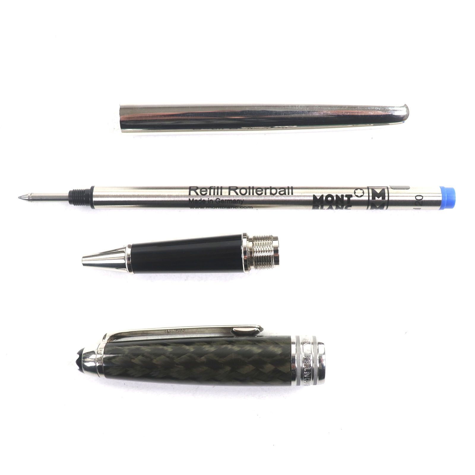 Montblanc Montblanc Montblanc Meisterstück Solitaire Carbon Steel Ballpoint Pen Metal Pen DUTY FREE for USA Size ONE SIZE - 3 Thumbnail