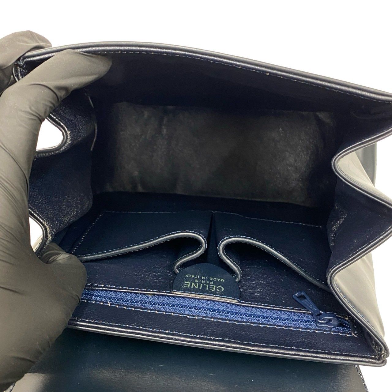 blue backpack leather vintage paris Maison de Sabre This Flanerie backpack features tote handles and padded back straps for carrying Men's Crazy Horse Leather Backpack