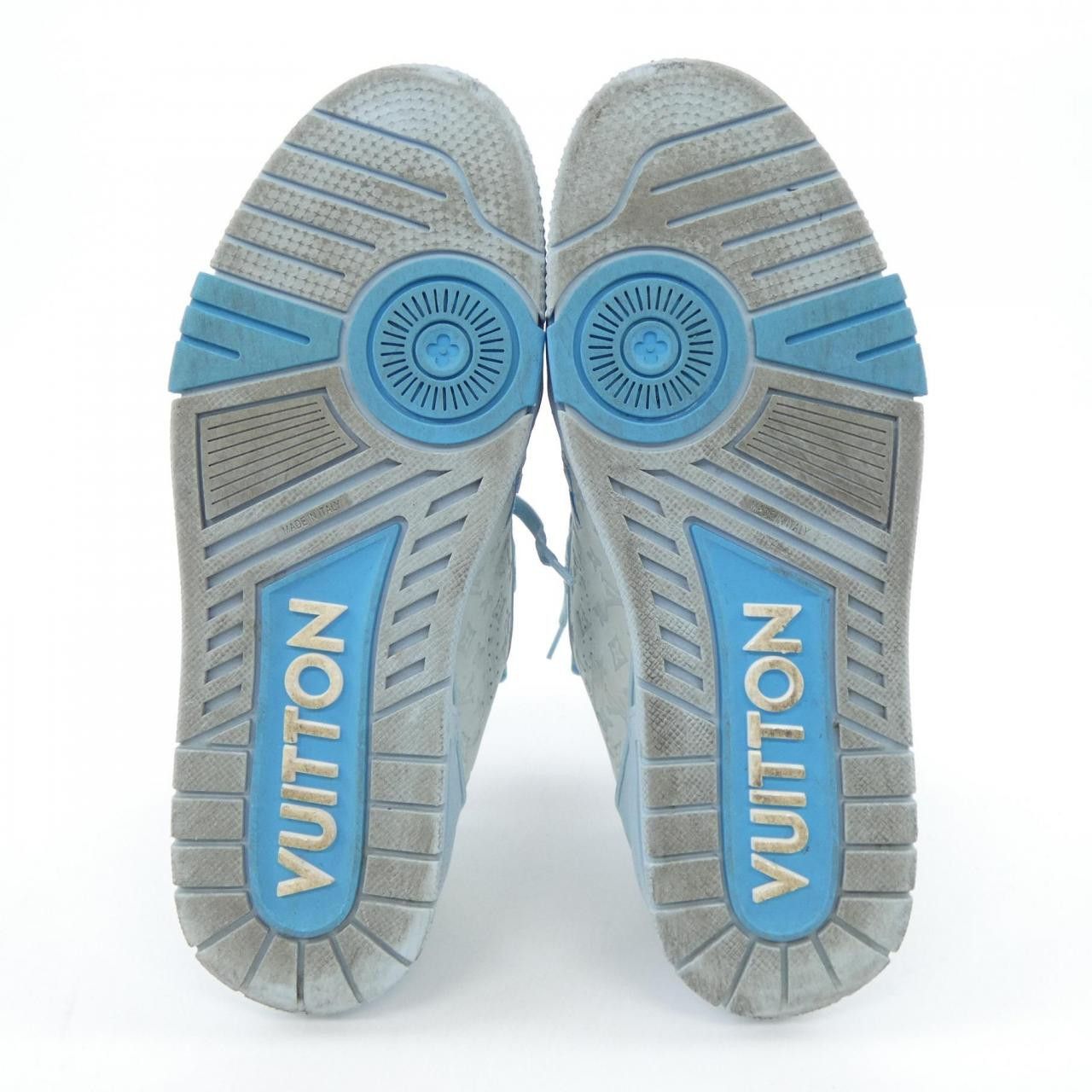 Louis Vuitton Louis Vuitton Louis Vuitton LV Trainer Line Sneakers Leather Shoes DUTY FREE for USA Size ONE SIZE - 4 Thumbnail